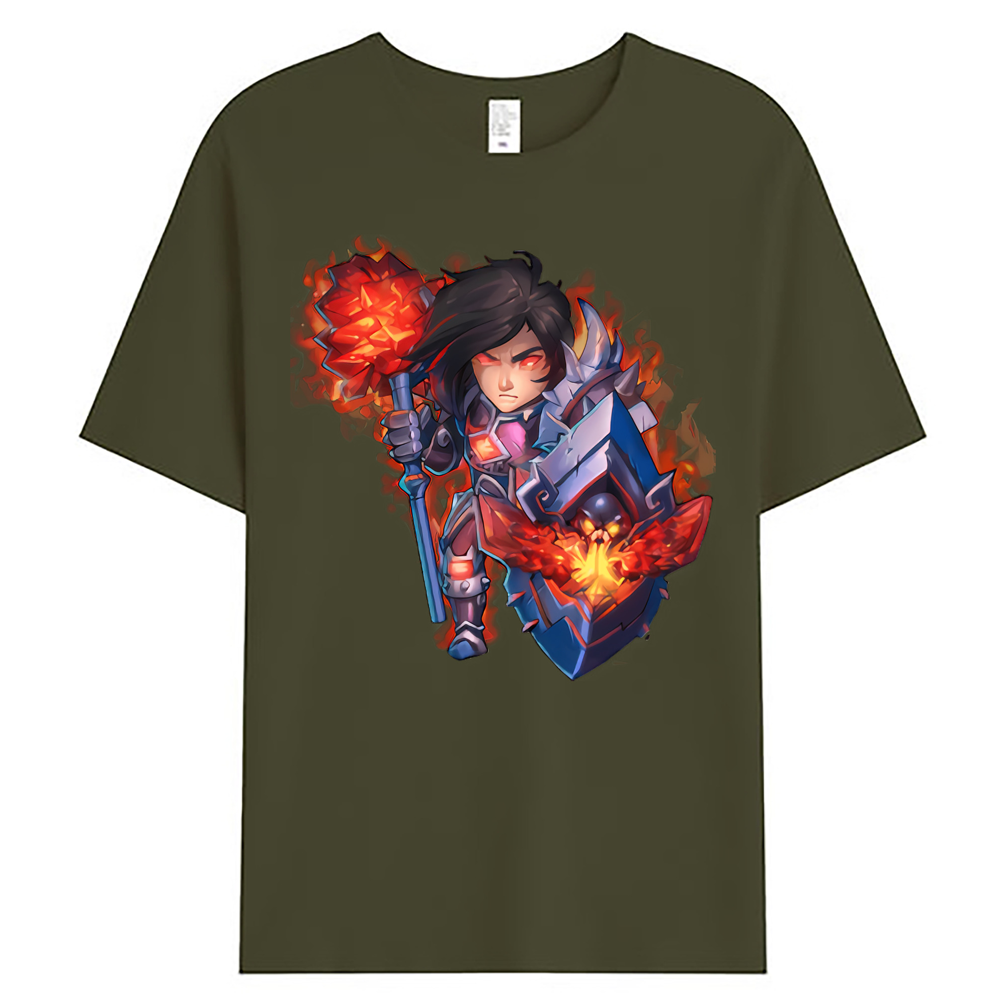 （画像用） リーグ・オブ・レジェンド League of Legends LOL 綿100％ メンズ半袖Tシャツ｜肌触りやわらか＆通気性